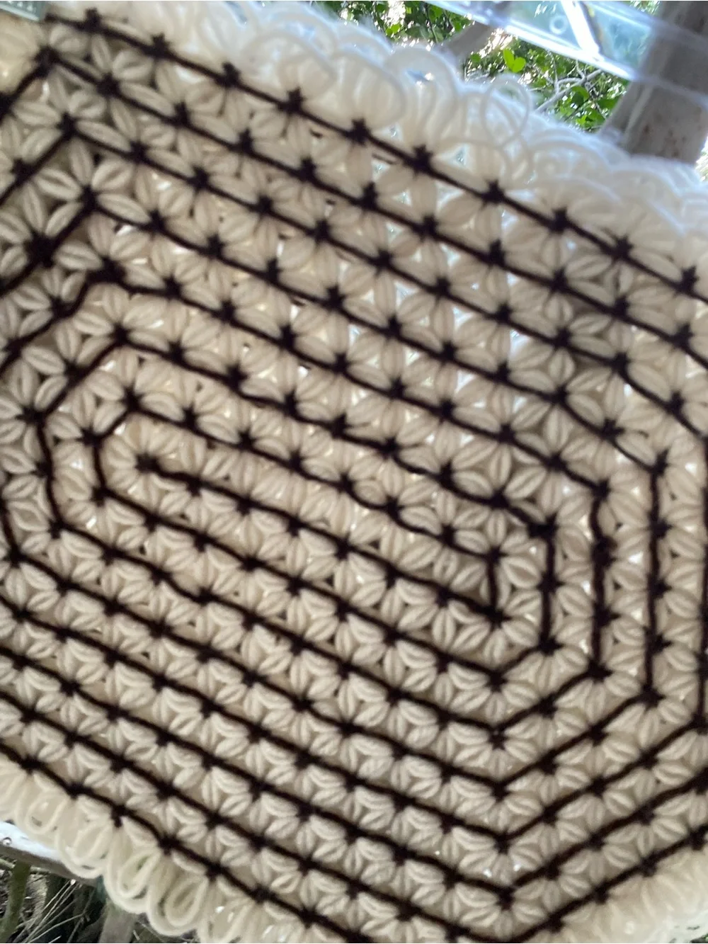Placemats set of 4 Woven/Crochet
